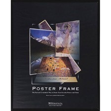 MCS Acrylic  Corrugated Back Poster Frame for 18x24" Photograph, Black