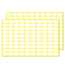 2000 Pack 0.5 x 0.3 White Price Stickers for Labeling and Writing