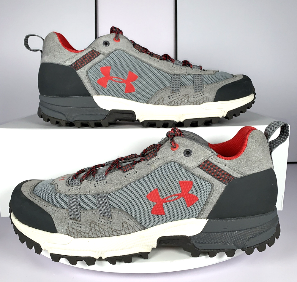 Under Armour Womens Post Canyon Low Hiking Boots Gray Trail Runners Size 10 EUC