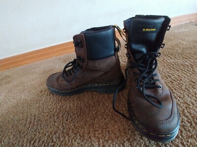 Martens Unisex Brown Leather Boots Size M L