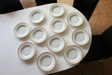 Limoges Paris, Set of Eleven (11) Soup Plates, Circa 1950