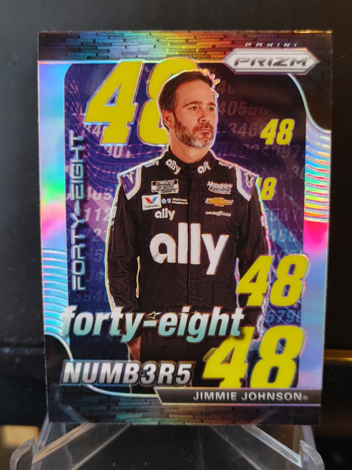 Jimmy Johnson Rookie Card Jimmie Johnson 2020 Panini Prizm Racing Numbers Silver Refractor #N1 | eBay