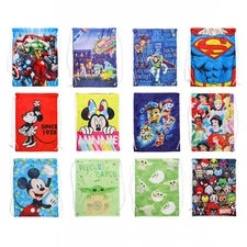 18 Inch Kids Licensed Cartoon Cinch Bag Travel Backpack Drawstring Tote