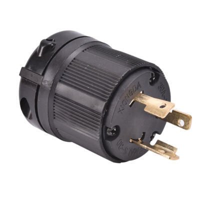 NEMA L5-30P US Locking Plug 30A 125V Anti-off Plug For RV Generator 1Pcs