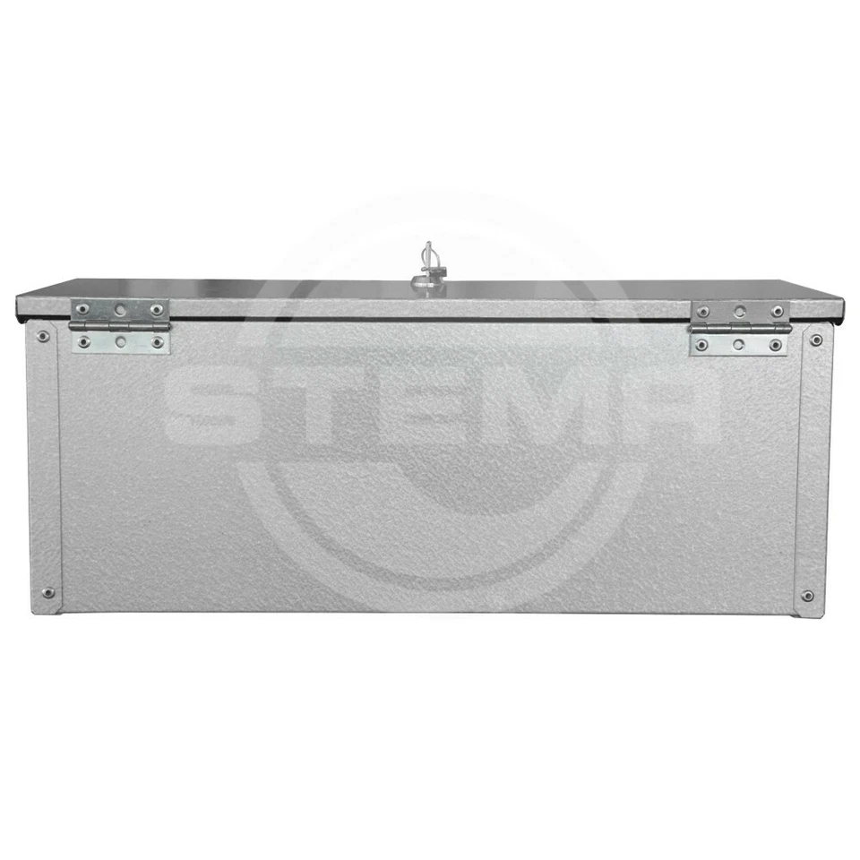 STEMA Deichselbox inkl. Befestigungsmaterial für Anhänger Staubox Metallbox - Bild 4 von 4