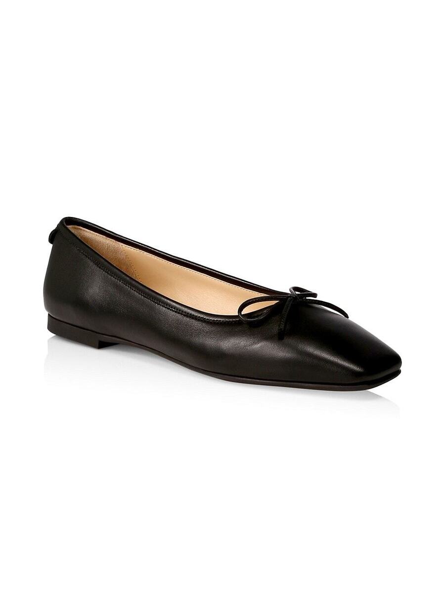 新品 Jimmy★Choo Rayan Flat NIB NEW Jimmy Choo Shay Black Leather Ballet Flats 5.5,6.5