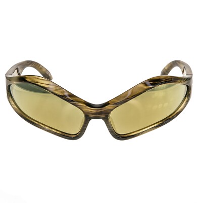 BALENCIAGA FENNEC 0314 Bronze Horn 003 Fashion Angular Oval  display picture 1