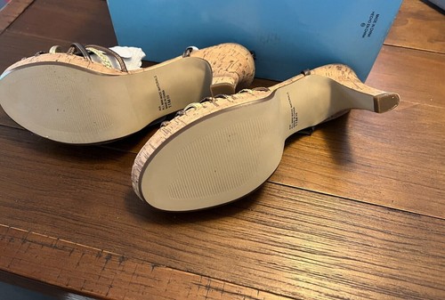 Mudd Shoes size 11 AVA Bronze Metallic heels, New In Box - Picture 3 of 9
