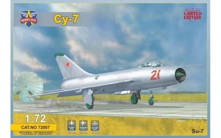 ModelSvit Model kit 72007 1:72nd scale Sukhoi Su-7 Soviet fighter Limited Editio