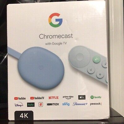 Google Chromecast with Google TV 4K UHD Media Streamer - Snow for sale  online