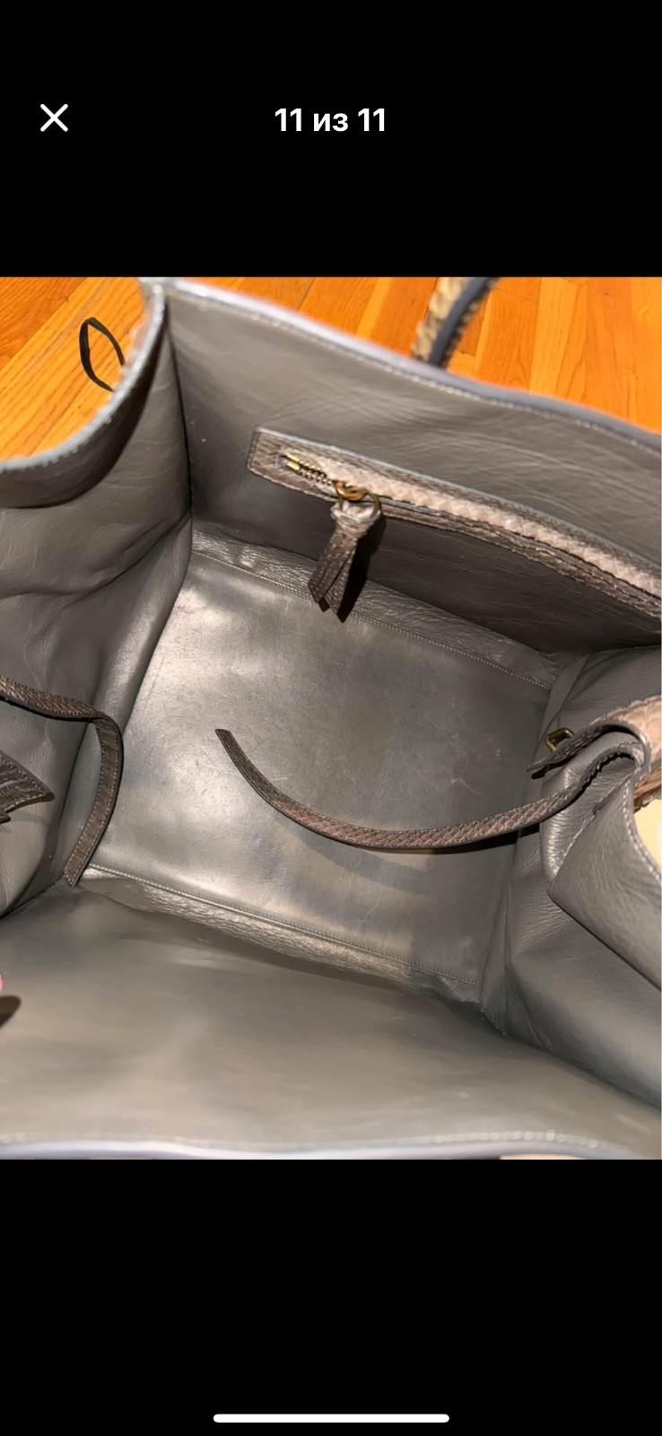 celine python bag large very good condition large - image 10