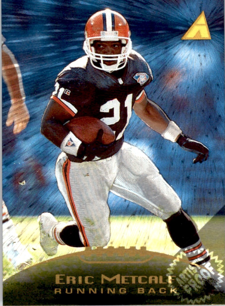 1995 Pinnacle Artists Proof Eric Metcalf Atlanta Falcons #89