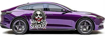 Why So Serious? Joker - Buy One Get One Mystery Decal For Free - Premium Decal