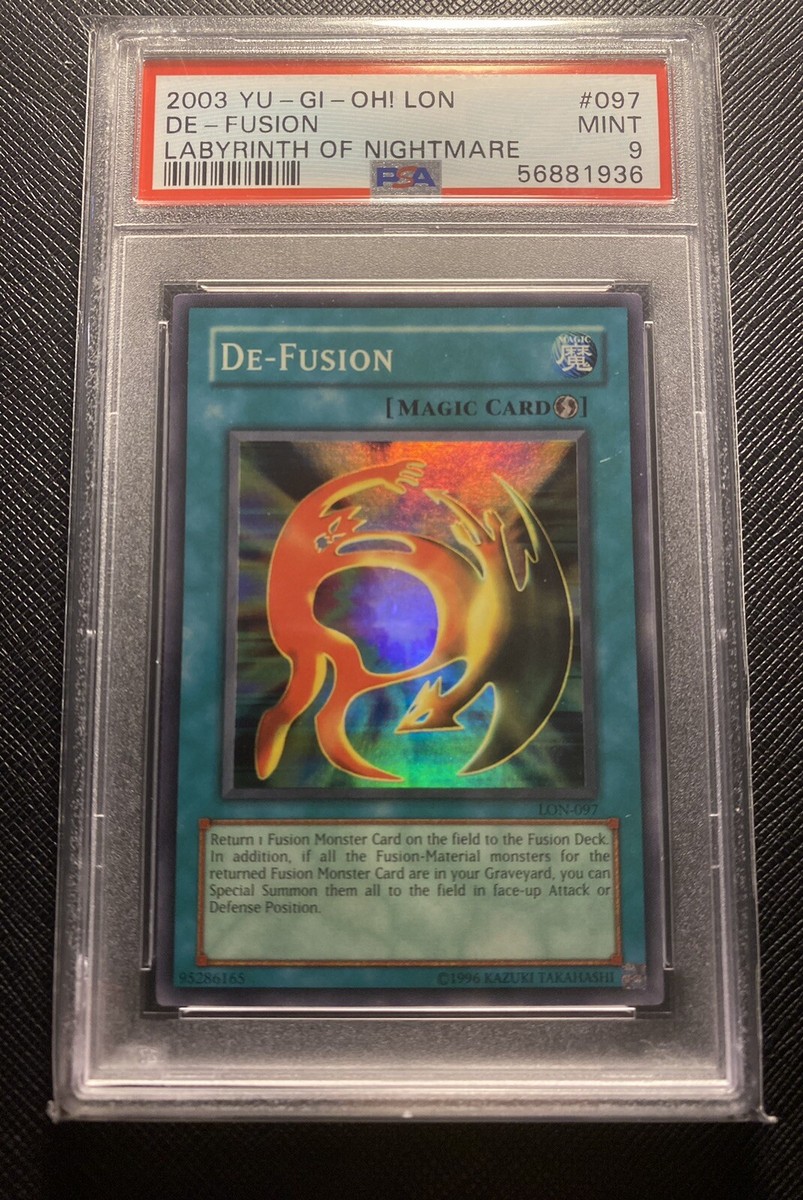 Super Rare Card (LON-097) - Super Rare - Labyrinth Of Nightmare Unlimited Edition Collectible Yu-Gi-Oh! De-Fusion Card Super Rare Card (LON-097) - Super Rare - Labyrinth Of Nightmare Unlimited Edition Collectible Yu-Gi-Oh! De-Fusion Card