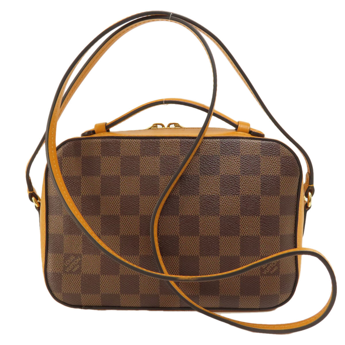 バッグ LOUIS VUITTON SANTA MONICA N40178 ○Louis Vuitton N40178 Santa Monica Saffron Damier Ebene Shoulder