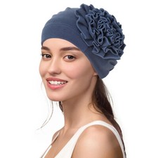 Flower Hijab Hats Women Muslim Head Cover Caps Turban Bonnet Beanie Islamic Arab