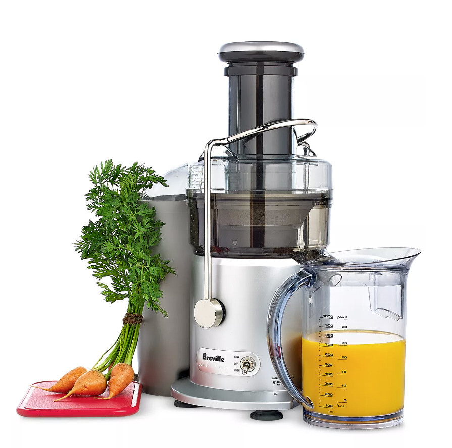 Breville JE98XL Juice Fountain® Plus - Two Speed Juicer - Silver