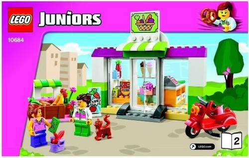 Lego Juniors Supermarket Suitcase Pink 
