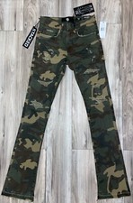 JORDAN CRAIG MARTIN STACKED - TRIBECA TWILL PANTS WOODLAND CAMO 