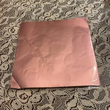 4" Foil  Candy Wrappers, Rose Pink, !00 ea pkg