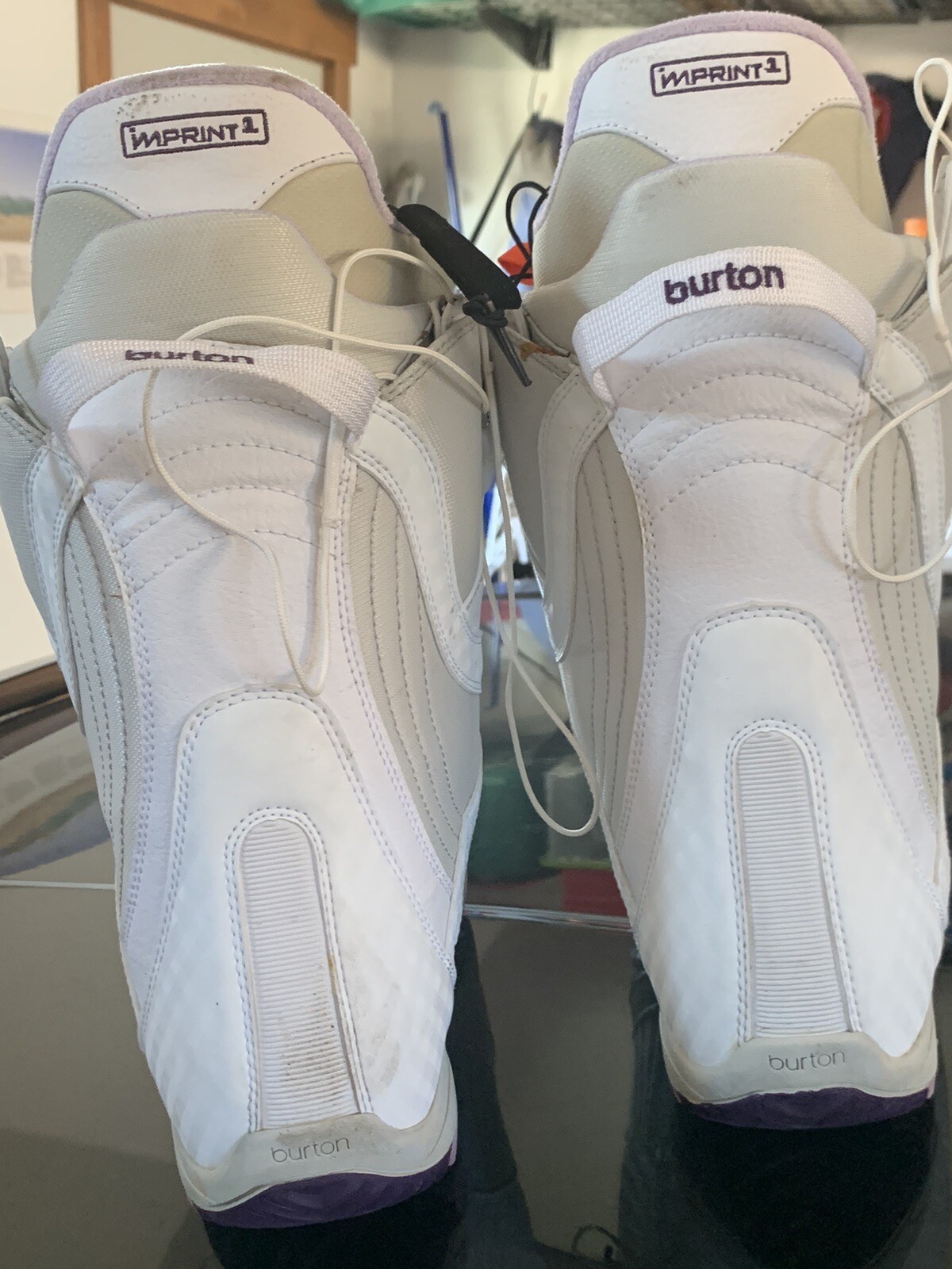 burton snowboard boots womens 9 wide shoes size