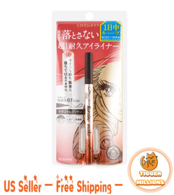 [US Seller] KISS ME HEROINE Make Liquid Eyeliner Rich Keep #03 Natural Brown New
