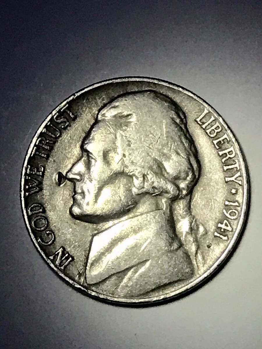 1941-D Jefferson Nickel ￼Lamination And RPM Error | eBay