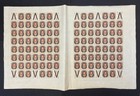 Russia 1917 double-sheet of stamp Russika#156 Wmk on the edges MNH CV=420$ lot 1