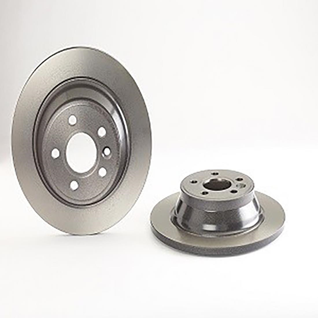 Rear Brembo Brake Rotors & Ceramic Brake Pads Set Set For 2007 Volvo