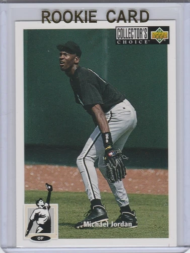 MICHAEL JORDAN ROOKIE CARD Upper Deck Baseball RC Chicago White Sox Bull MLB NBA