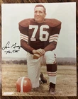 Lou Groza signed 8x10 Color Photo with COA Hall Of Famer