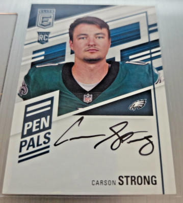 Carson Strong 2022 Donruss Elite Pen Pals autograph # PP-CS