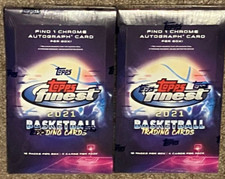 2021 Topps Finest Basketball Box Sealed Lot of 2 New