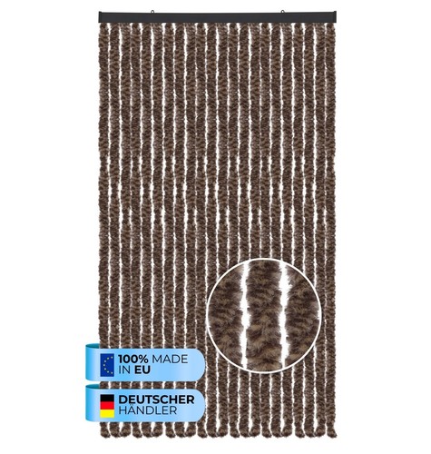 Flauschvorhang Türvorhang Insektenschutz Wohnwagen Camping Fadenvorhang Chenille - Bild 62 von 214