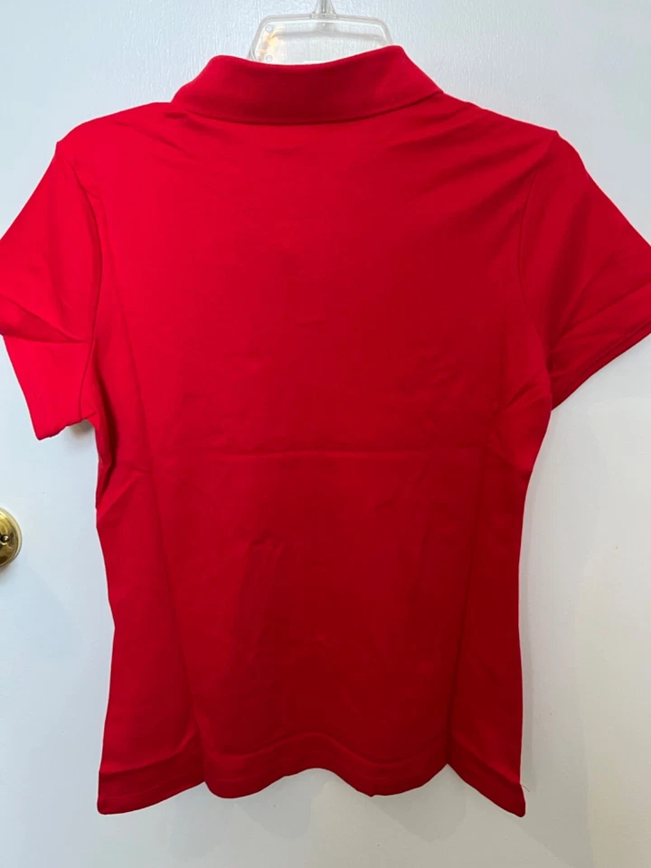 NUEVO Justice Girls 18/20 Rojo Polo Manga Corta Camisa Uniforme Foto 3 de 3