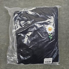 J. Balvin x Takashi Murakami Hoodie Adult MD Medium Black Blanco Flower Colores