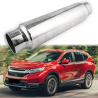 <!--F#f_0-->Car Exhaust Muffler 2.5 Inch Inlet Stainless Steel Universal Resonator 16