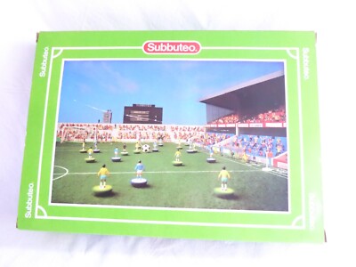 Jeu De Football SUBBUTEO Ancien Dans Sa Boîte - Foot Bleus Et Rouges - Vintage