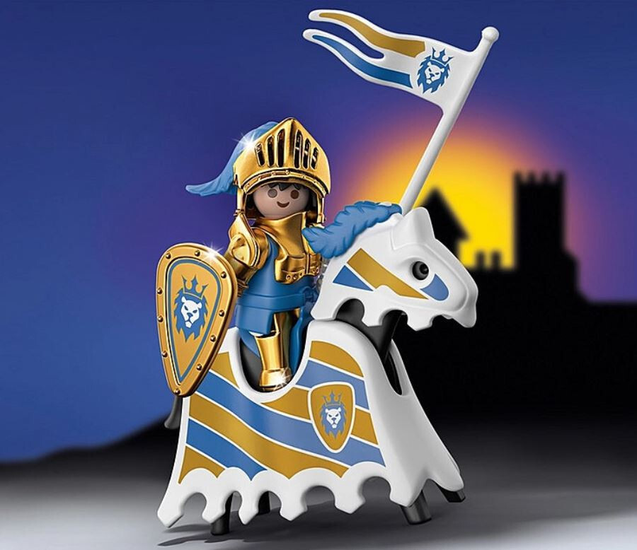 新品 PLAYMOBIL 5972 キャリーケース ナイト 騎士 Playmobil