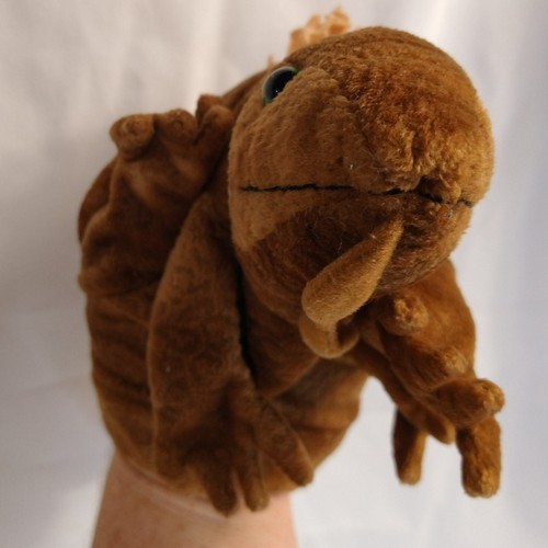 Iguana Lizard Brown Plush Hand Puppet Caltoy 14" Education Homeschool Vintage - Picture 5 of 20