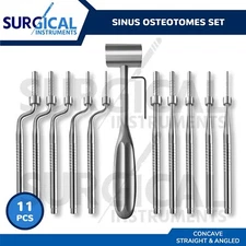 Dental Implant Instruments Sinus Osteotomes Periotome Set Gerzog Mallet German G