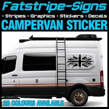 UNION JACK FLAG UK GB STICKERS GRAPHICS DECALS CAMPERVAN MOTORHOME DAY VAN