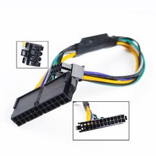 For DELL 24 Pin to 8Pin ATX PSU Power Supply Adapter Cable 9020 7040 T1700 T3620