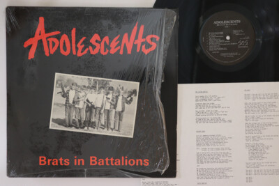 米LP Adolescents Brats In Battalions SOSLP1001 S.O.S. /00260 ADOLESCENTS - Brats in Battalions [Vinyl] - Amazon.com Music