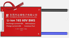 Li-ion BMS PCB 16S 60V 40A Daly Balance Waterproof Battery Management System UK