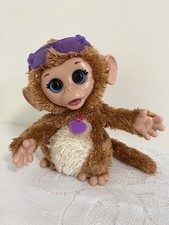 FurReal Friends Baby Cuddles My Giggly Monkey Pet Plush Interactive /works