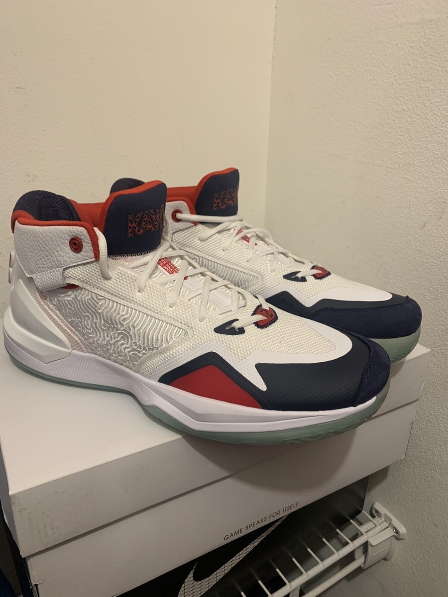 New Balance KAWHI II Sz 14 White Blue red BBKLSVIP NEW SIZE