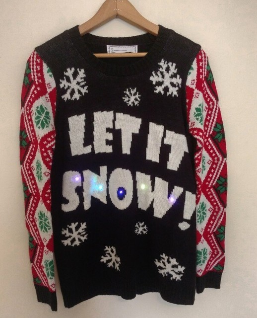 ebay let it snow sweater