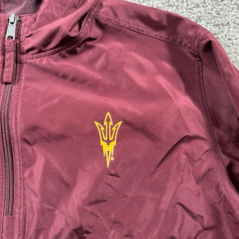 Arizona State Sun Devils Champion Chaqueta Juvenil XL Cortavientos Pullover Activo Foto 3 de 4