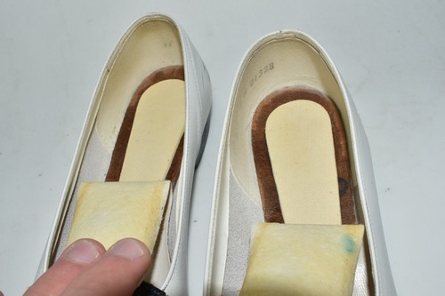 California Magdesians White Leather Slip On Shoes Loafers Womens Size 6 M - Picture 6 of 12